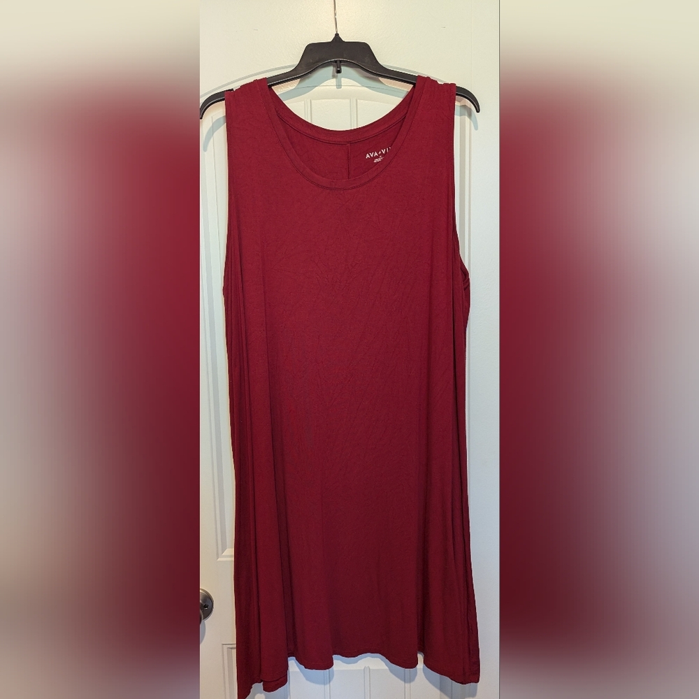 Ava and Viv Sleeveless Tshirt Dress